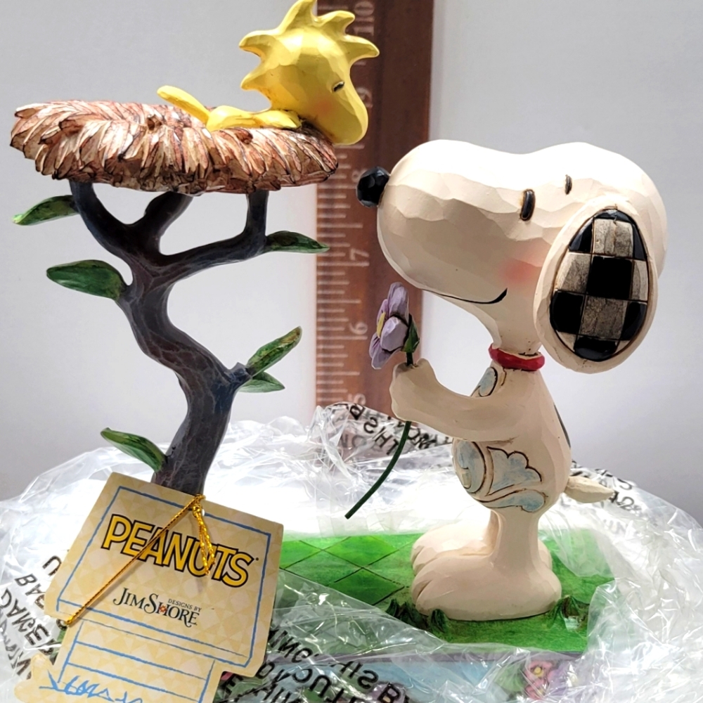 Jim Shore Peanuts Snoopy and Woodstock Figurine